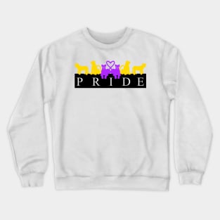 Intersex and nb Lion Pride Crewneck Sweatshirt